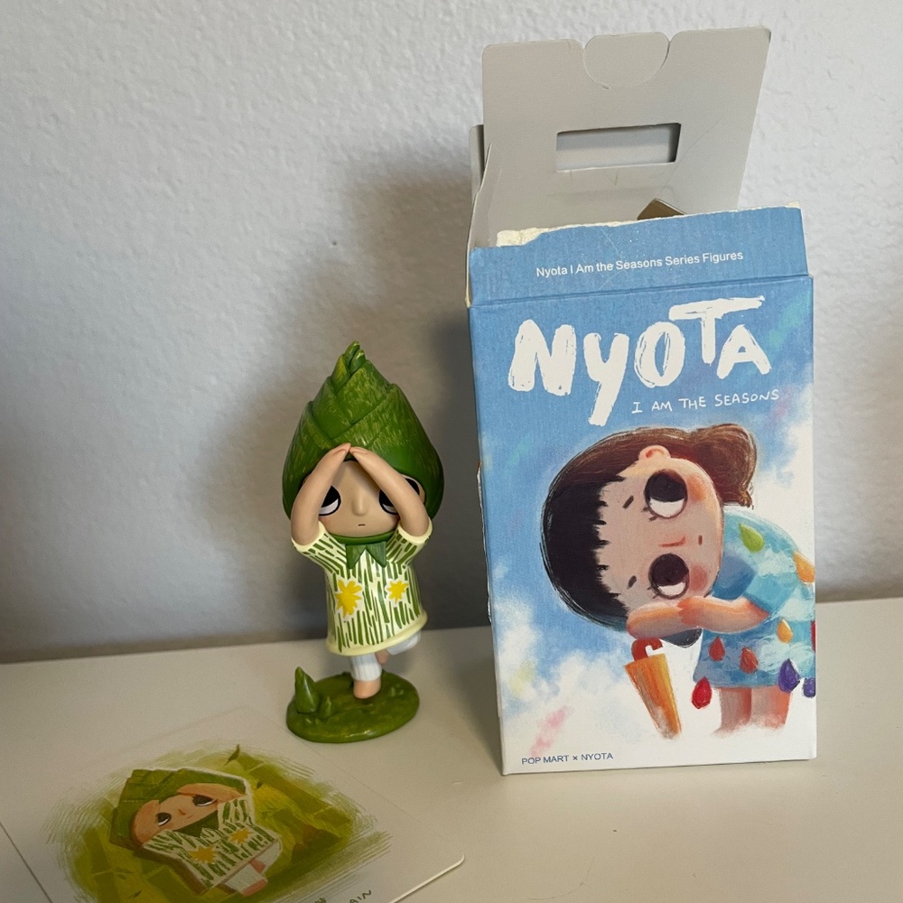Nyota Seasons Series Action Figure POP MART Blind box Bamboo After Rain